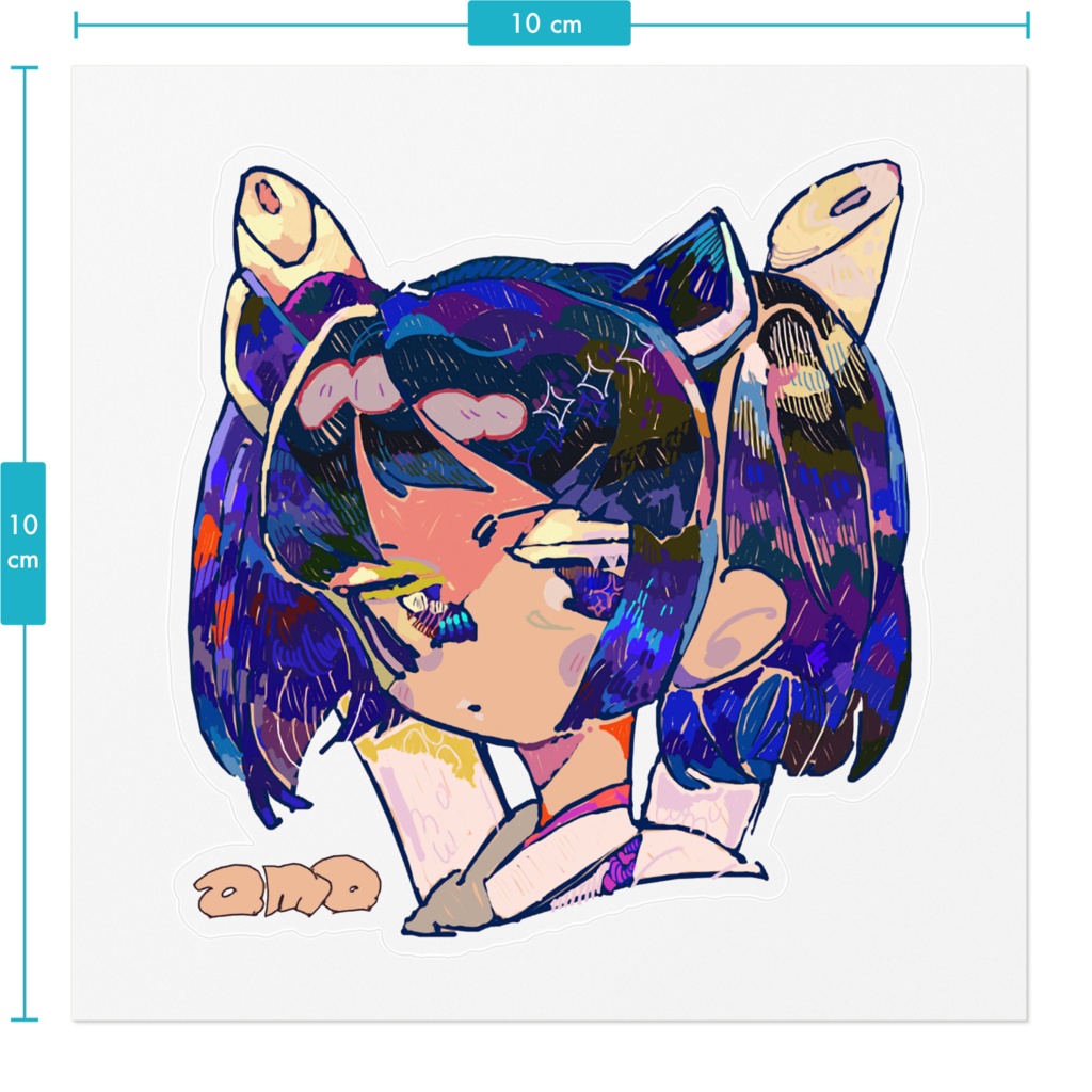 東北きりたんステッカー