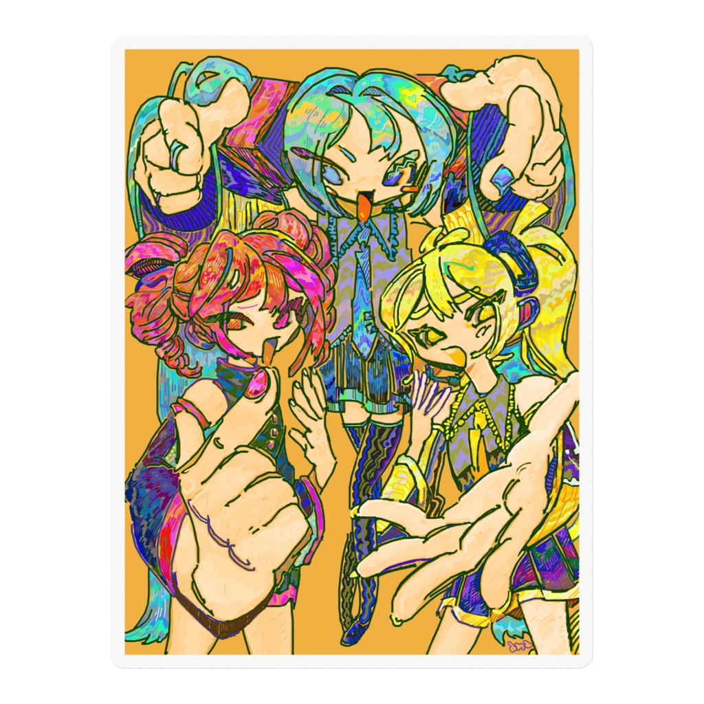 貼る とりぷるばか