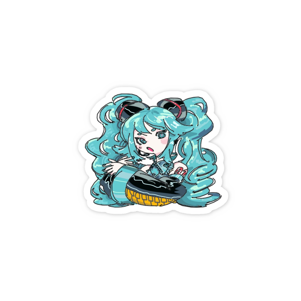 貼る初音ミク