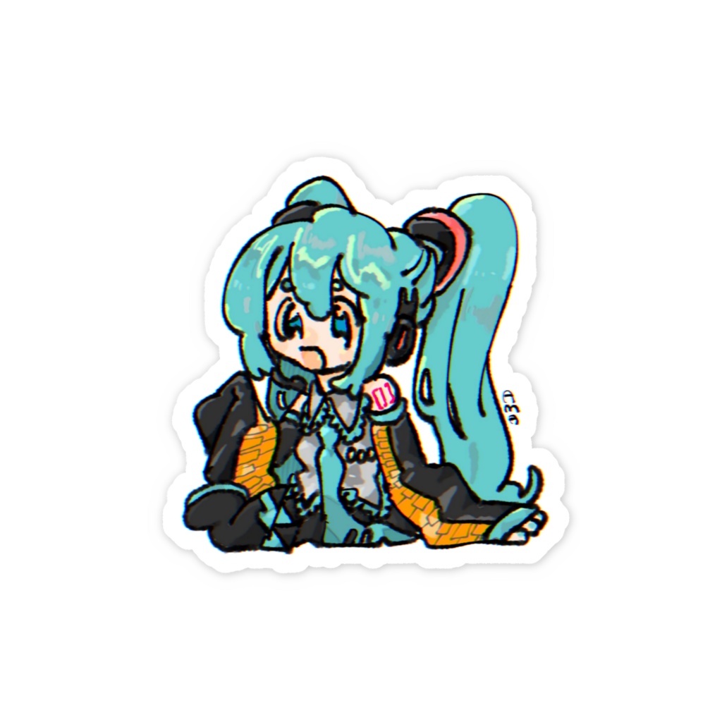 貼る 初音ミク