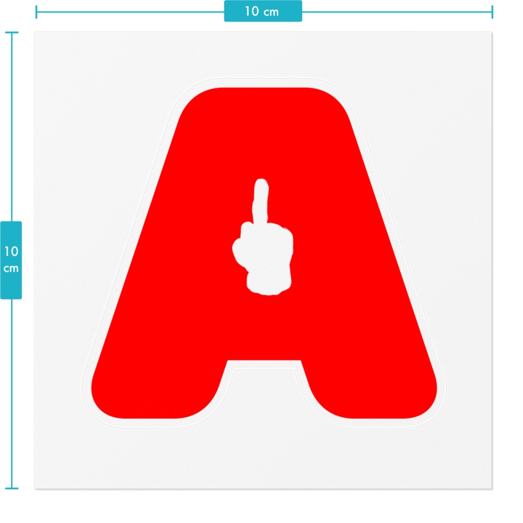 🖕🅰️ステッカー