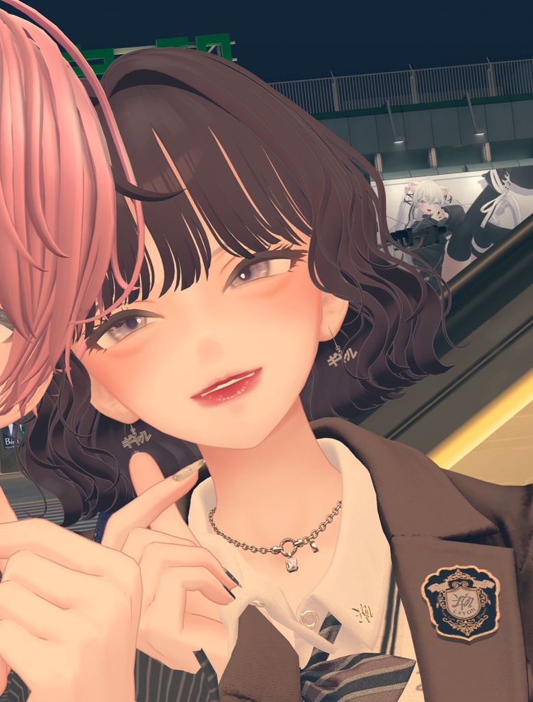 【3Dモデル】ギャルピアス【PB対応】