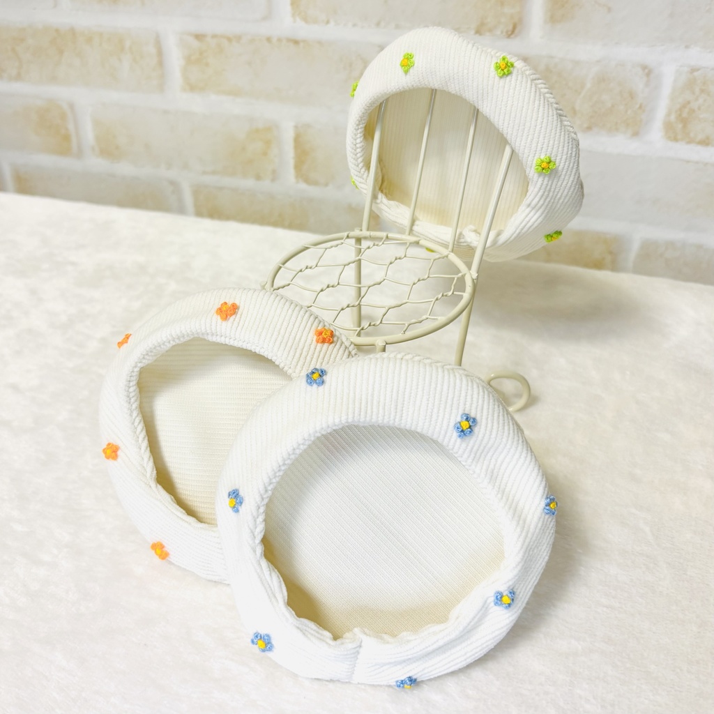 ベレー帽【小花】