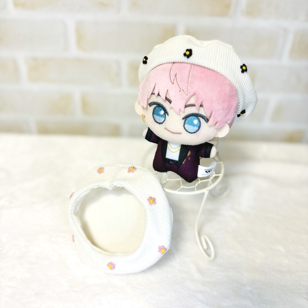 ベレー帽【小花】