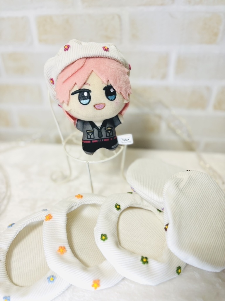 ベレー帽【小花】