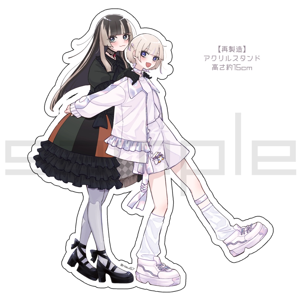 らではじアクリルスタンド【儒烏風亭らでん&轟はじめ】