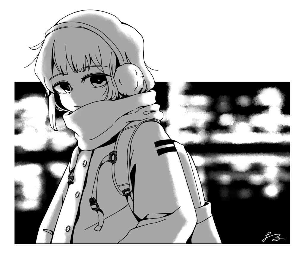 冬の夜スウェット