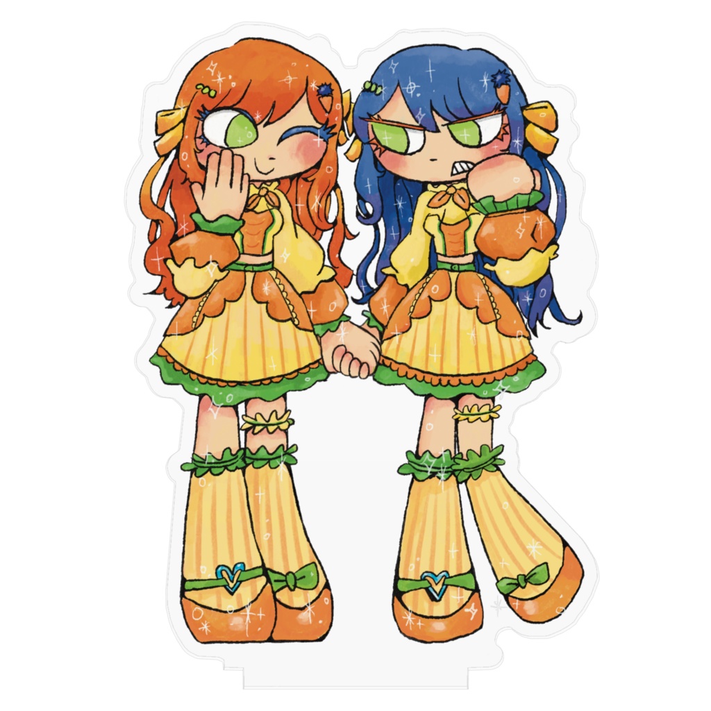 にんじんうに2周年アクスタ 100x100mm