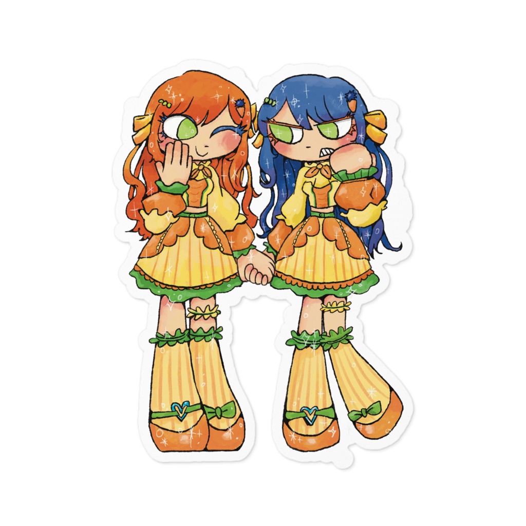 にんじんうに2周年記念ステッカー