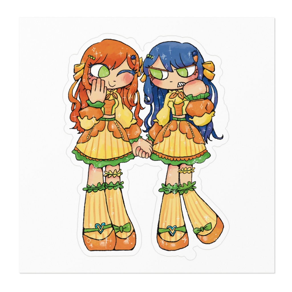 にんじんうに2周年記念ステッカー