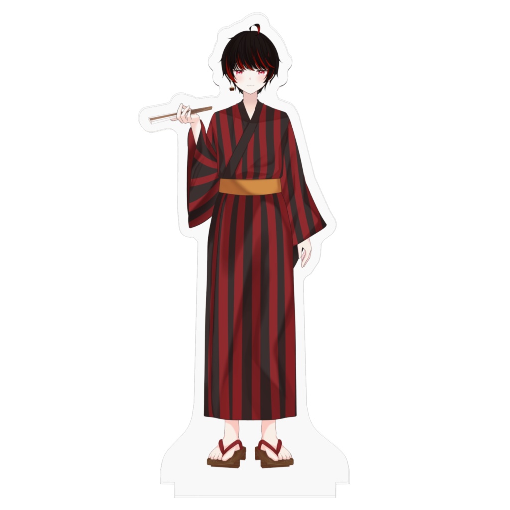 福良亭おあげアクリルスタンド~着物~