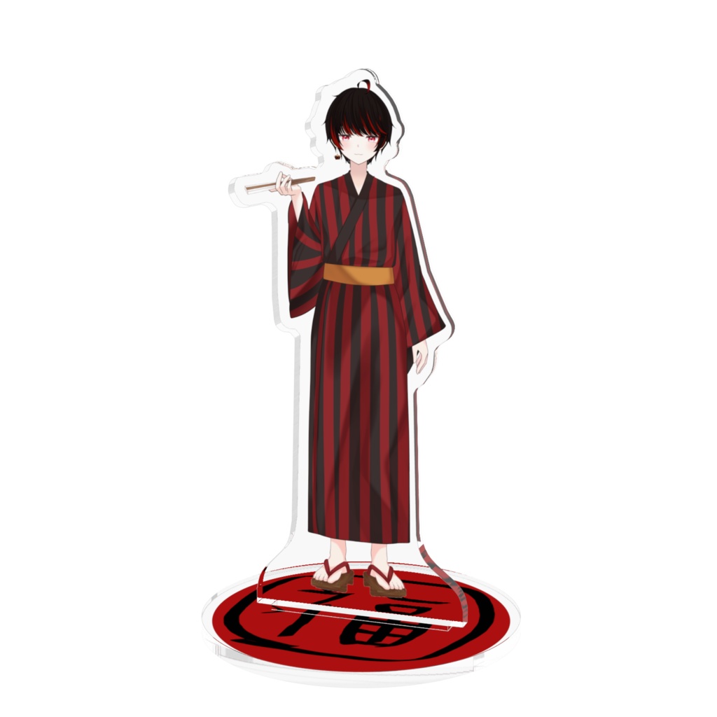 福良亭おあげアクリルスタンド～着物～