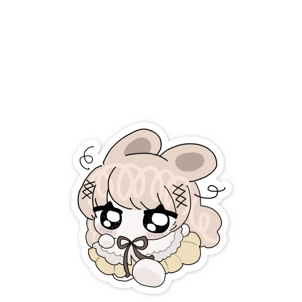 ほのあかりすずらん_スマホステッカー(走)