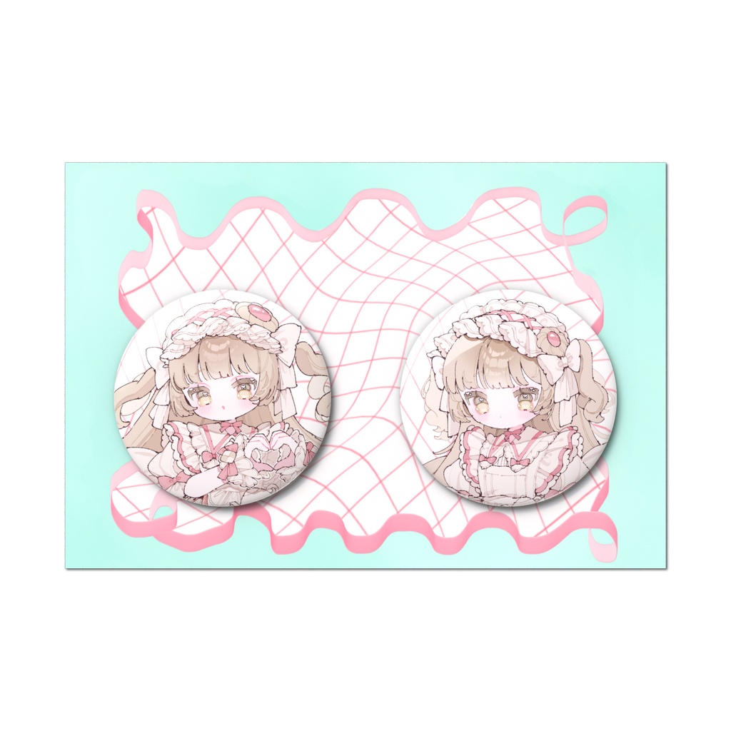【2周年記念】缶バッジ2個セット