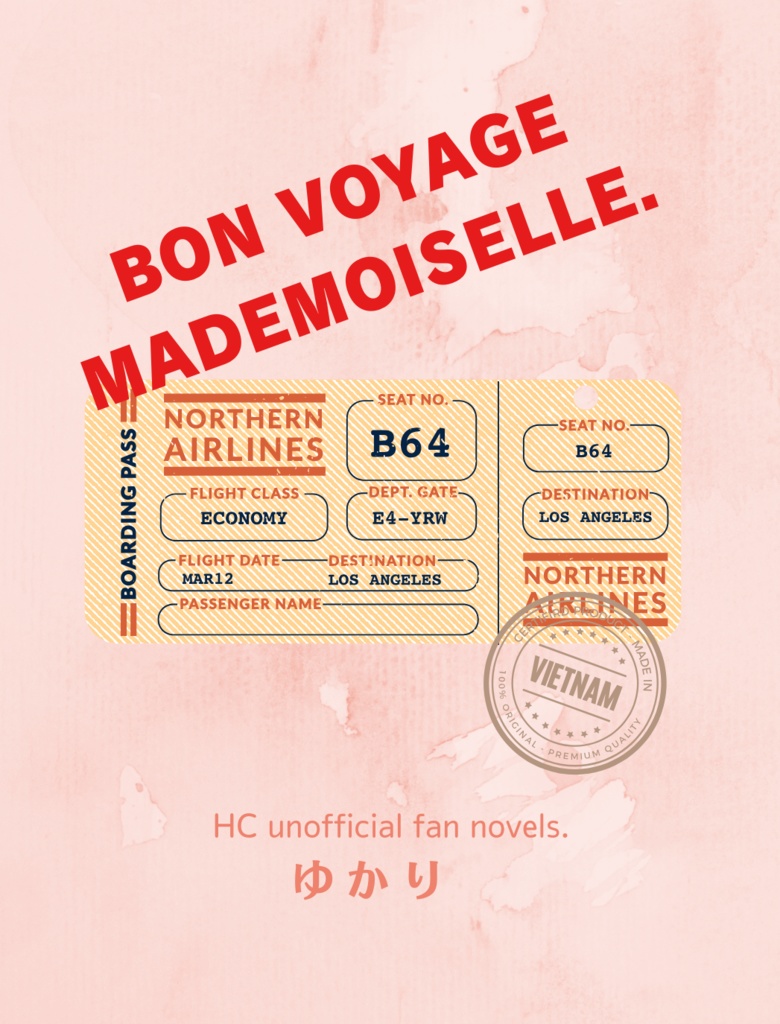 BON VOYAGE  MADEMOISELLE. 