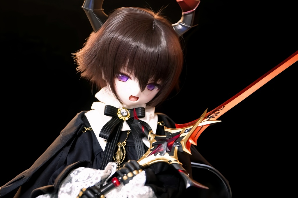 volks製 MDD用ファンタジー系 剣　シルバーブルー