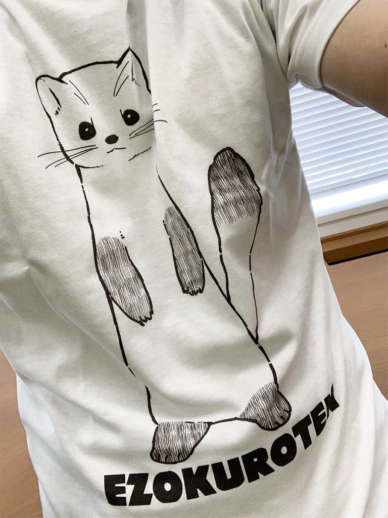 エゾクロテンTシャツ(白)