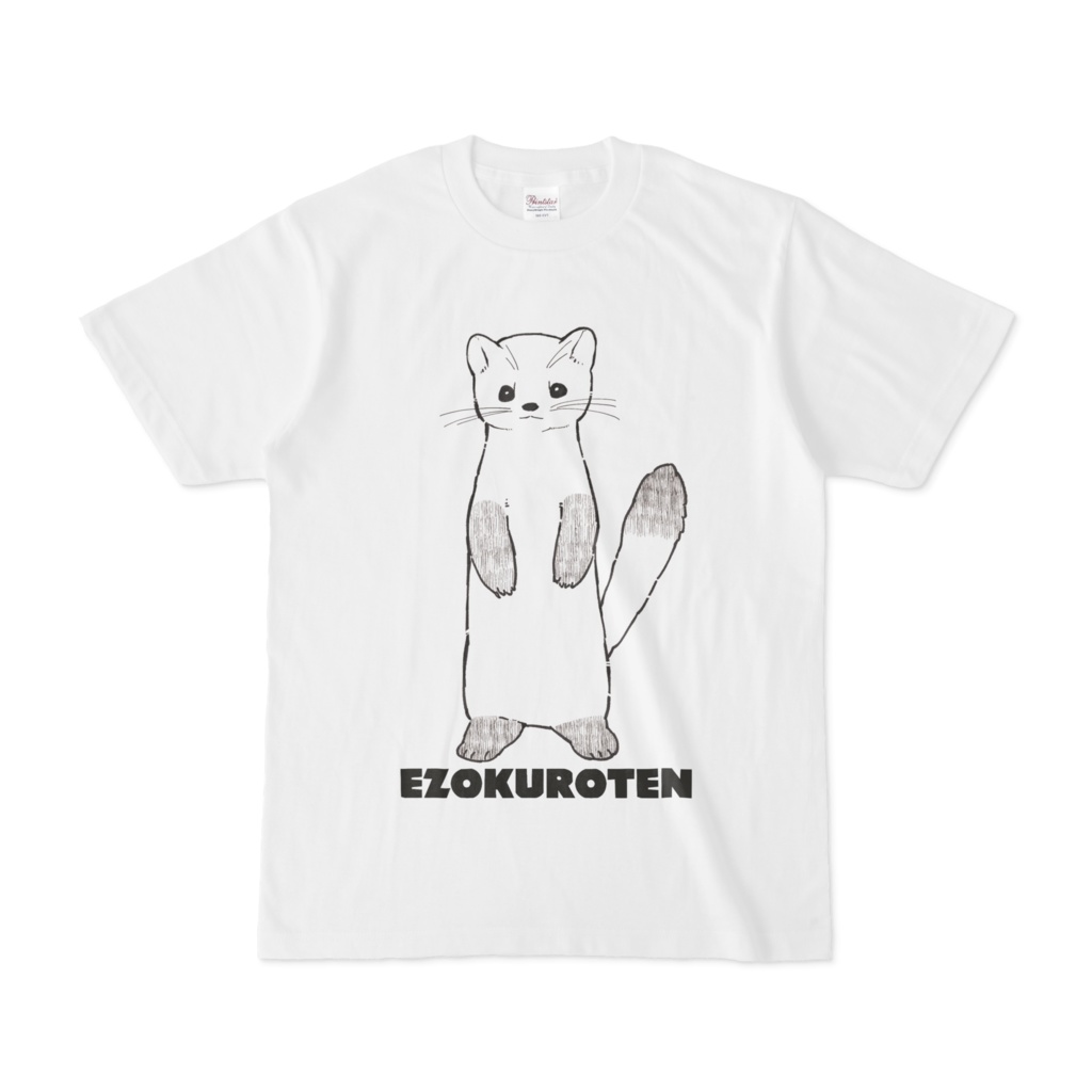 エゾクロテンTシャツ(白)
