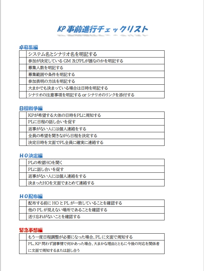 CoC生活をちょっとだけ楽しくする(かもしれない)テンプレ