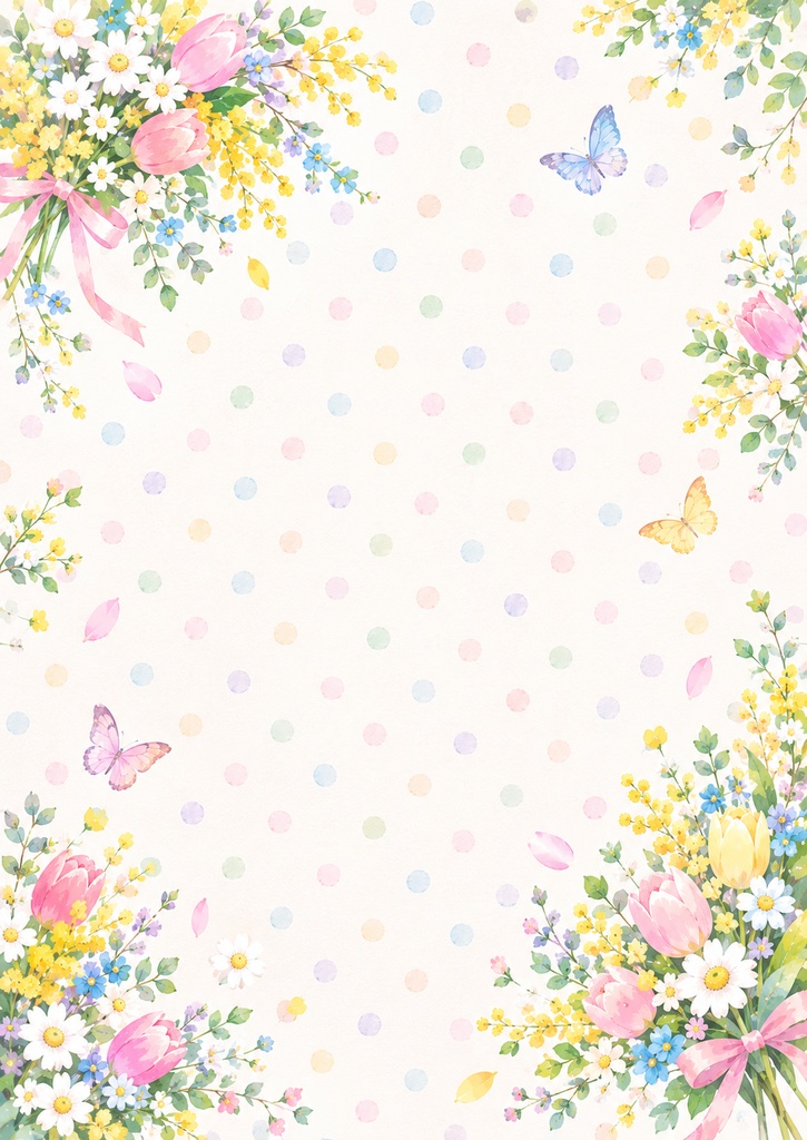 春日和 | 春のデジタルペーパー10枚セット