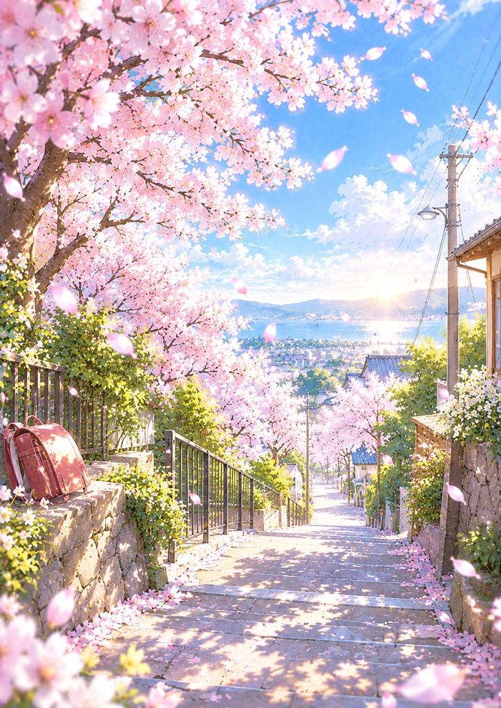 桜と新生活 | デジタルペーパー10枚セット