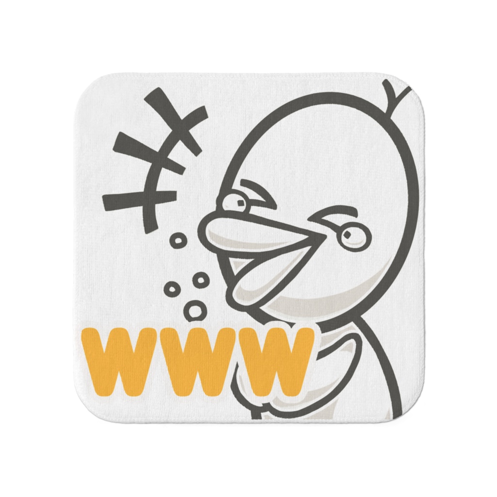 謎の生物タオル小「www」