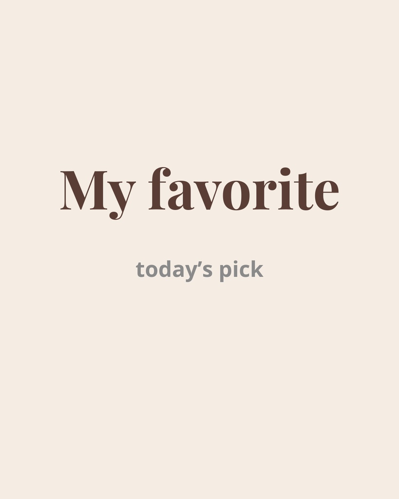 Canva用シンプルおしゃれテンプレート｜ベージュ×ブラウン