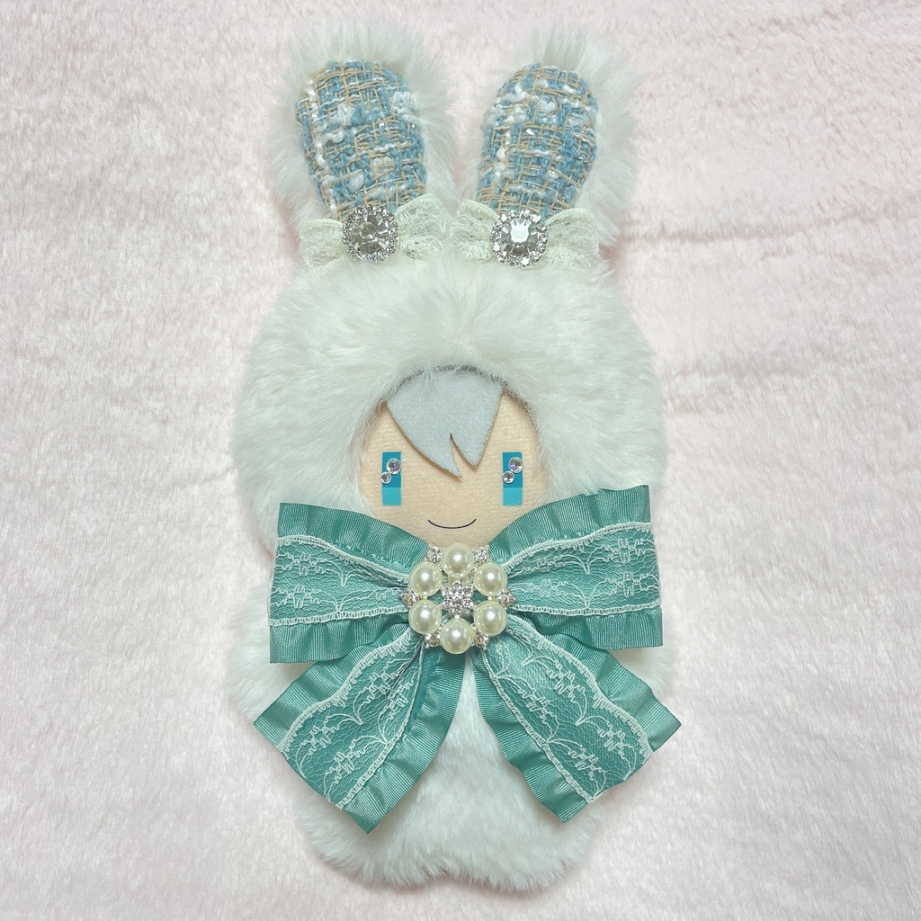 ☁️ツイードうさちゃん(ホワイト生地)💎