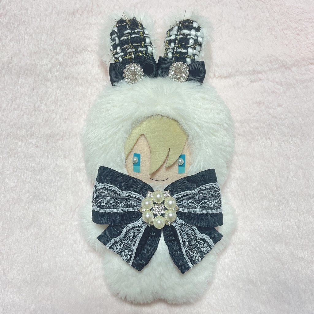 ☁️ツイードうさちゃん(ホワイト生地)💎
