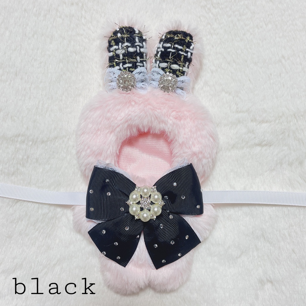 ☁️ツイードうさちゃん(ピンク生地)💎