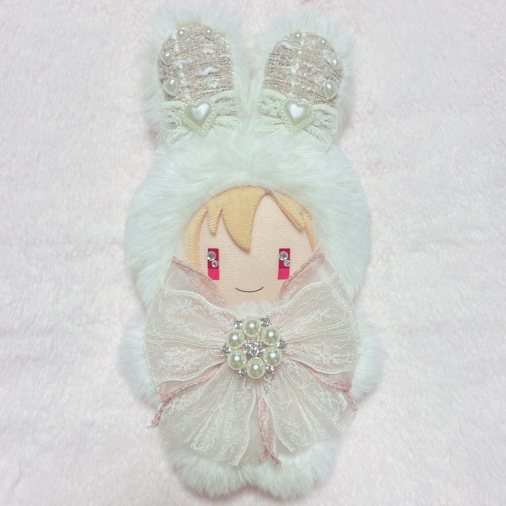 ☁️ツイードうさちゃん(ホワイト生地)💎