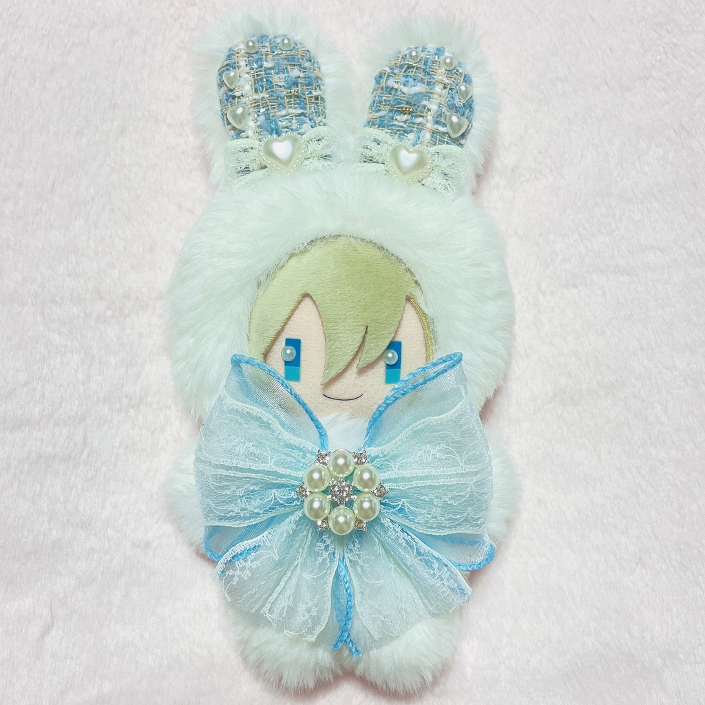 ☁️ツイードうさちゃん(ホワイト生地)💎