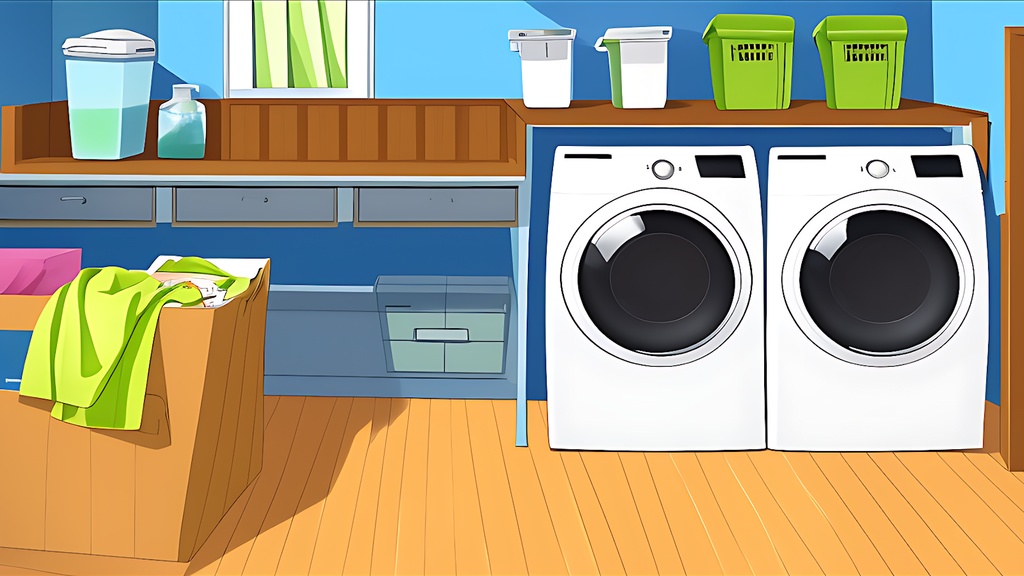 背景素材セット※AI生成 -ランドリー-