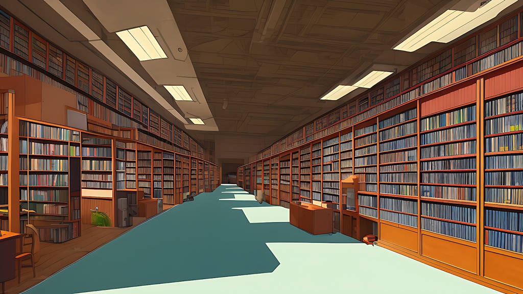 背景素材セット※AI生成 -図書館-