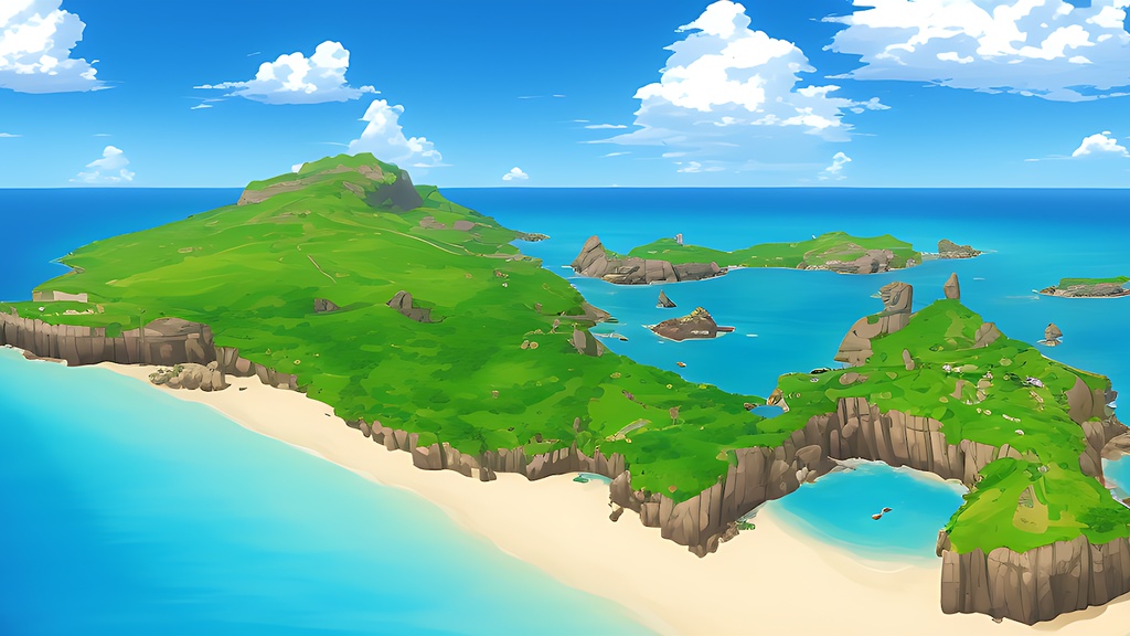 背景素材セット※AI生成 -海-