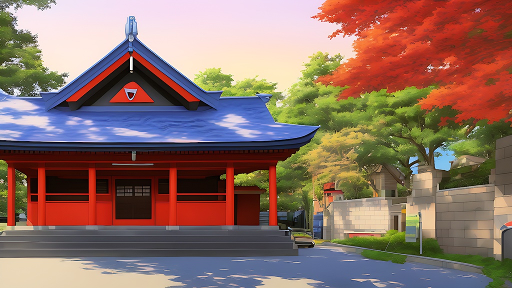 背景素材セット※AI生成 -神社・寺院-