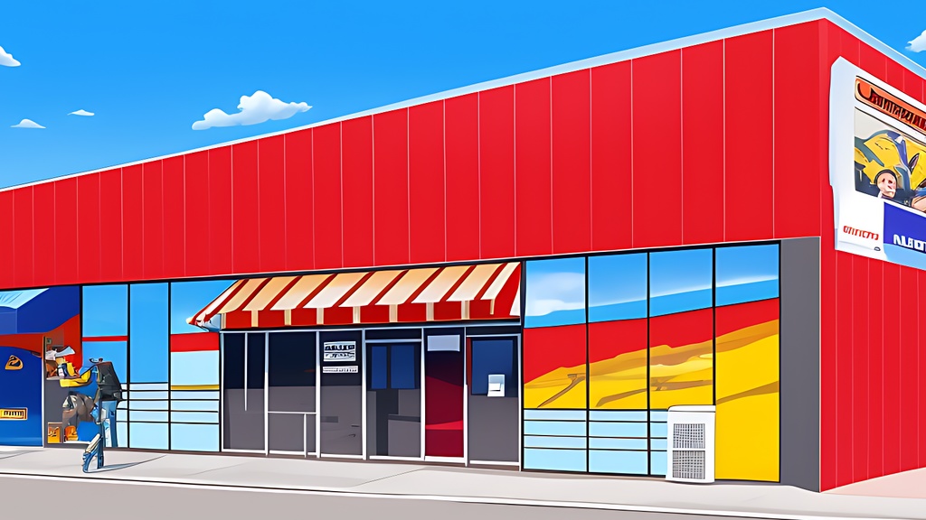 背景素材セット※AI生成 -店舗外景-