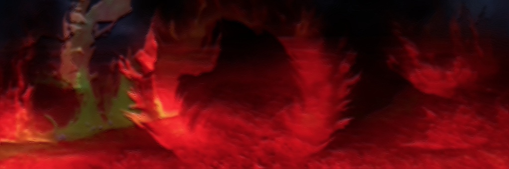 ヘッダー用素材セット※AI生成 -炎-