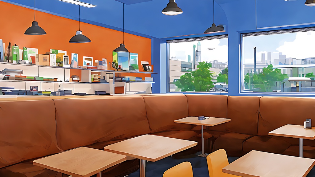 背景素材セット※AI生成 -レストラン-