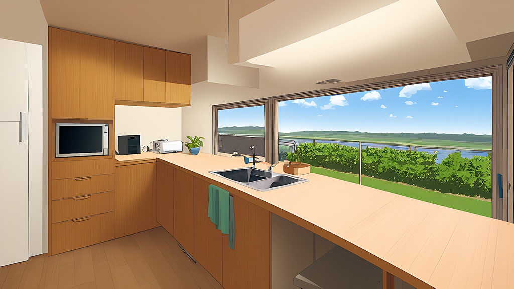 背景素材セット※AI生成 -キッチン-