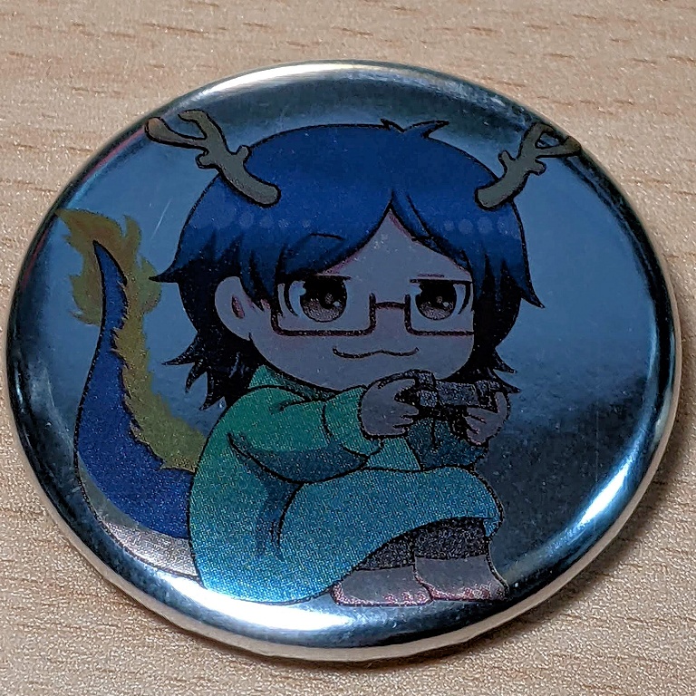 mizuchi初代アイコン缶バッジ・メタリック仕様（初期ロット）