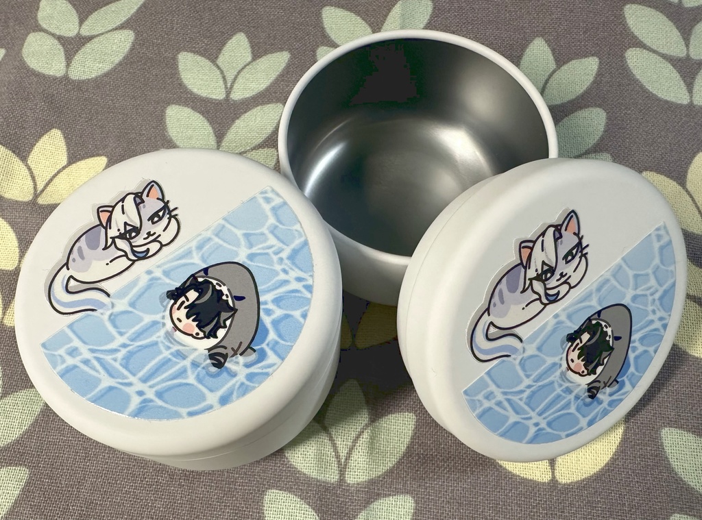 ヌコ×サメセスリのミニ缶ケース
