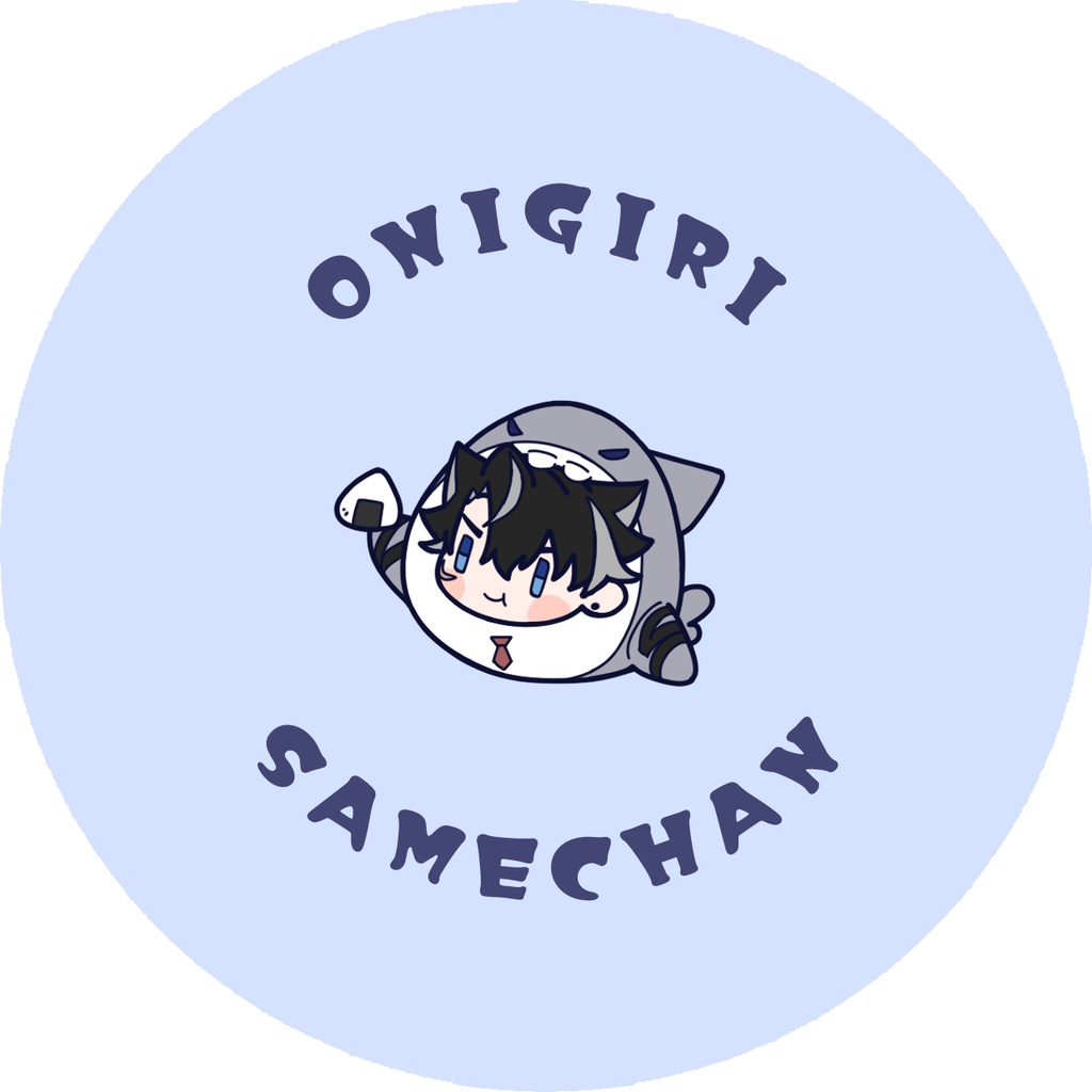 おにぎりサメチャン白雲石コースター