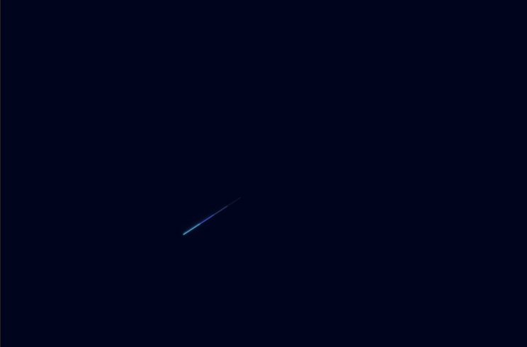 ななめ流れ星APNG