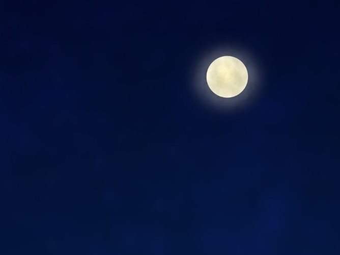 満月のAPNG（黄・青）