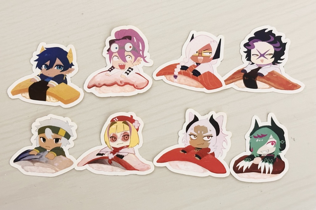 スシテッカー(8枚入)