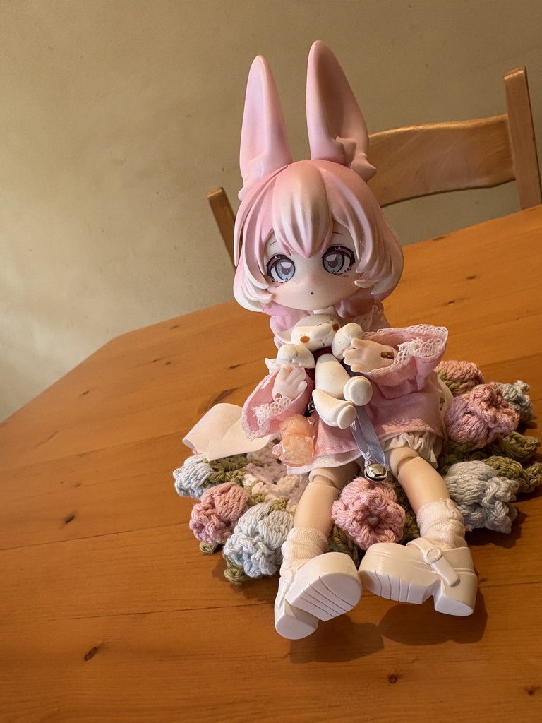 【オーダー】ドールが座れるお花のコースター🌸