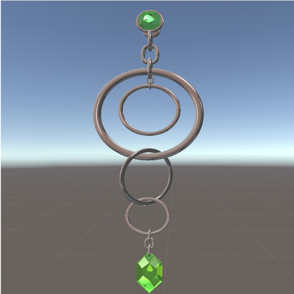お月が重くて朝が来た[earrings]