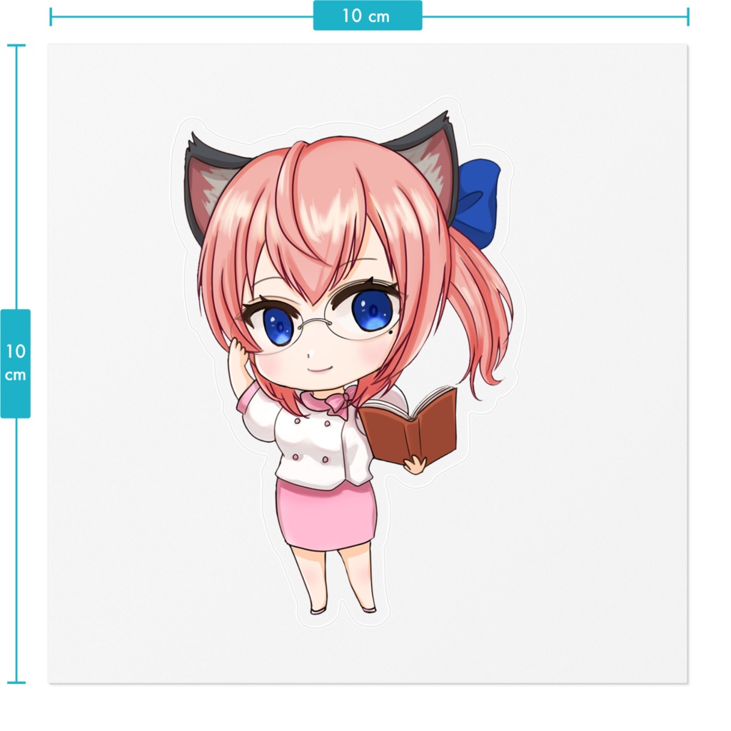 ステッカー ミニのぞみ 100 x 100 (mm)