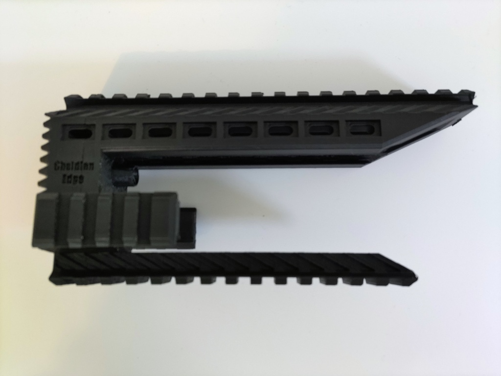 デザートイーグル用3Dカスタムパーツ – 4面レール+ストライクフェイス